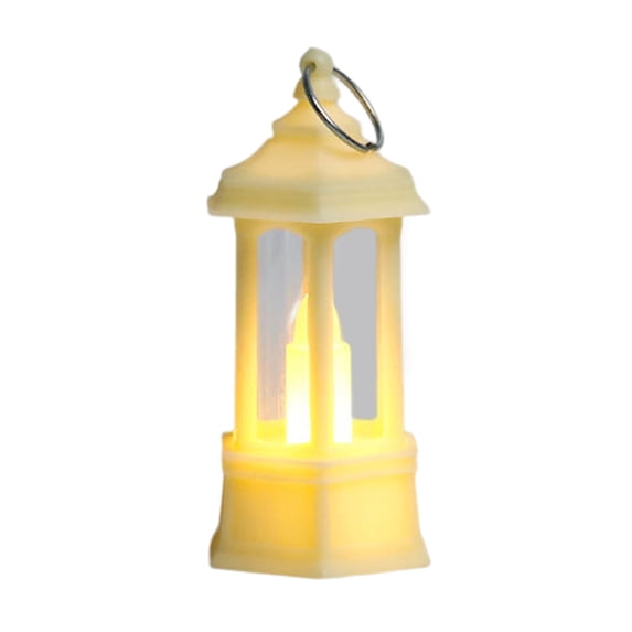 comerut LED Candle Light with Hook Soft Lighting Battery-Operated Hanging Lantern Halloween Party Decoration