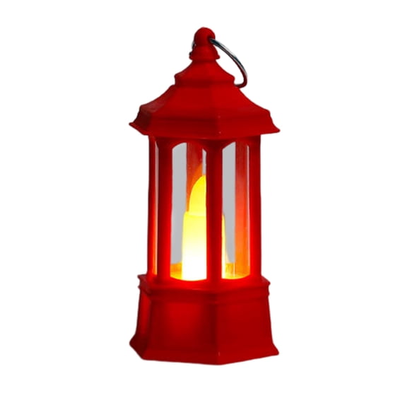 comerut LED Candle Light with Hook Soft Lighting Battery-Operated Hanging Lantern Halloween Party Decoration