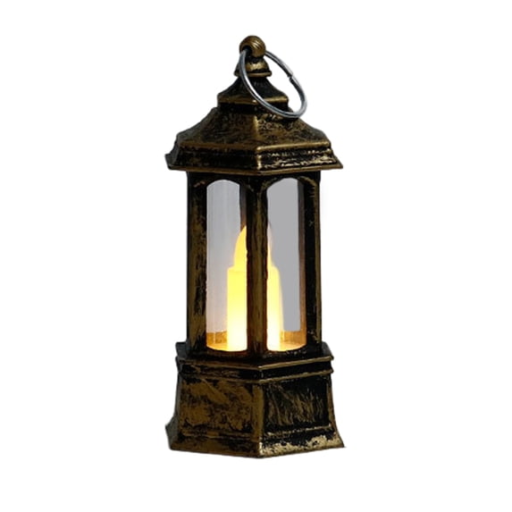 comerut LED Candle Light with Hook Soft Lighting Battery-Operated Hanging Lantern Halloween Party Decoration