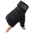 thumbnail image 1 of comerut Men Sports Fitness Equipment Outdoor Cycling Breathable Mesh Half Finger Gloves, 1 of 5