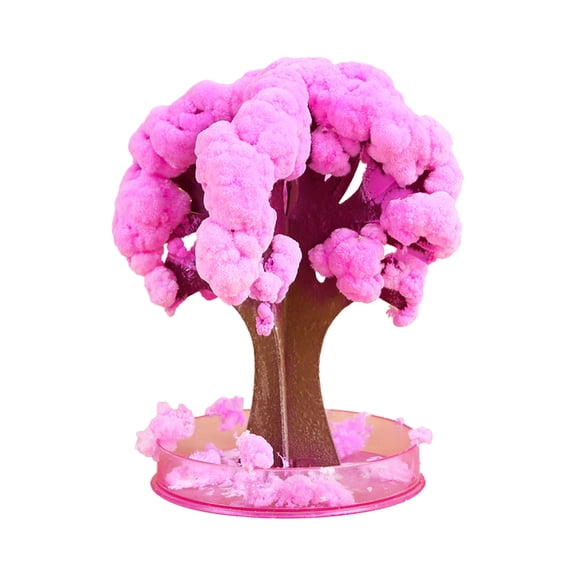 comerut Paper Tree Ornamental Multi-color Leaves Novelty Tree Mini Growing Christmas Tree for Home
