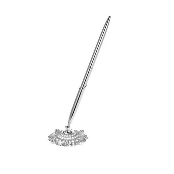 comerut Party Hollow Round Holder Signing Pen Set for Wedding Bridal Engagement Gift