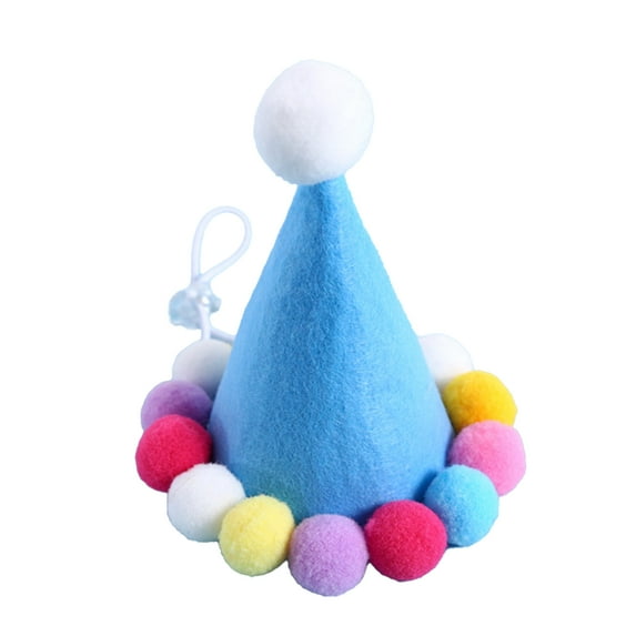 comerut Pet Cap Adjustable Buckle Dress-up Multi-color Cute Pet Dogs Cats Rabbit Cone Hat for Christmas Party