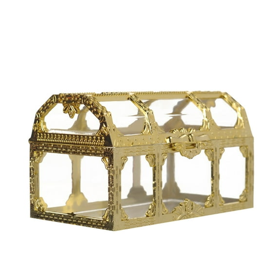 comerut Plastic Treasure Box Candy Gift Jewelry Organizer DIY Trinket Storage Container