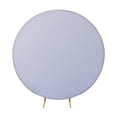 thumbnail image 1 of comerut Round Backdrop Cover Easy to Clean And Reusable Photography Props Cloth Cover for Weddings Parties And Home Decor, 1 of 7