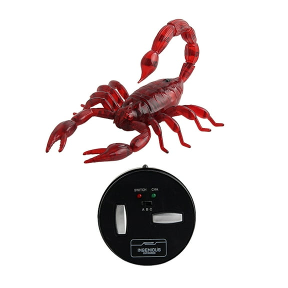 comerut Simulation RC Spider Toy Remote Control Wireless Robot Tarantula Scorpion Toy Realistic Crawling Fake Electric Animals for Prank