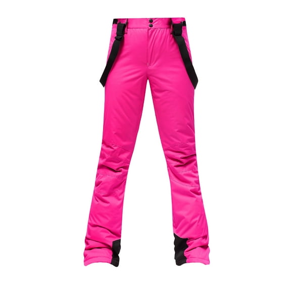 comerut Snow Ski Pants Waterproof Insulating Protection Smooth Surface Women Windproof Breathable Snow Ski Pants for Snowboarding