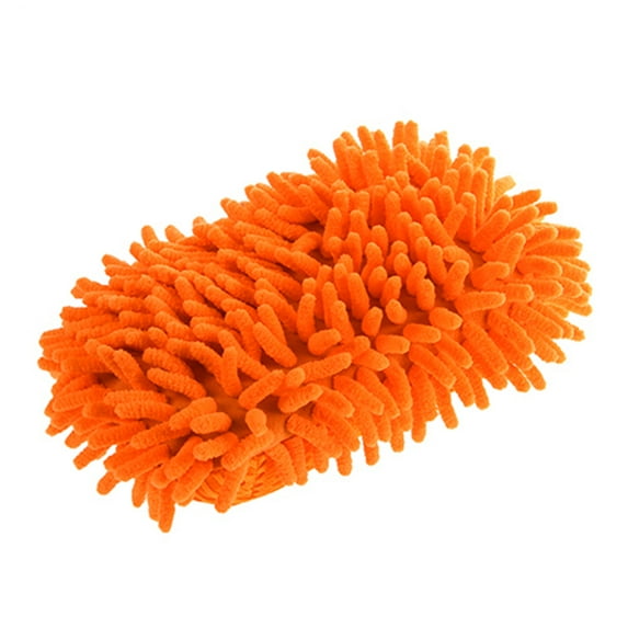 comerut Soft Sponge Pad Car Vehicle Care Washing Brush Window Glass Cleaning Glove Tool