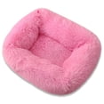 thumbnail image 1 of comerut Square Plush Dog Cat Thickened Warm Soft Pet Tent Cave Nest Bed Mat Pad Kennel, 1 of 8