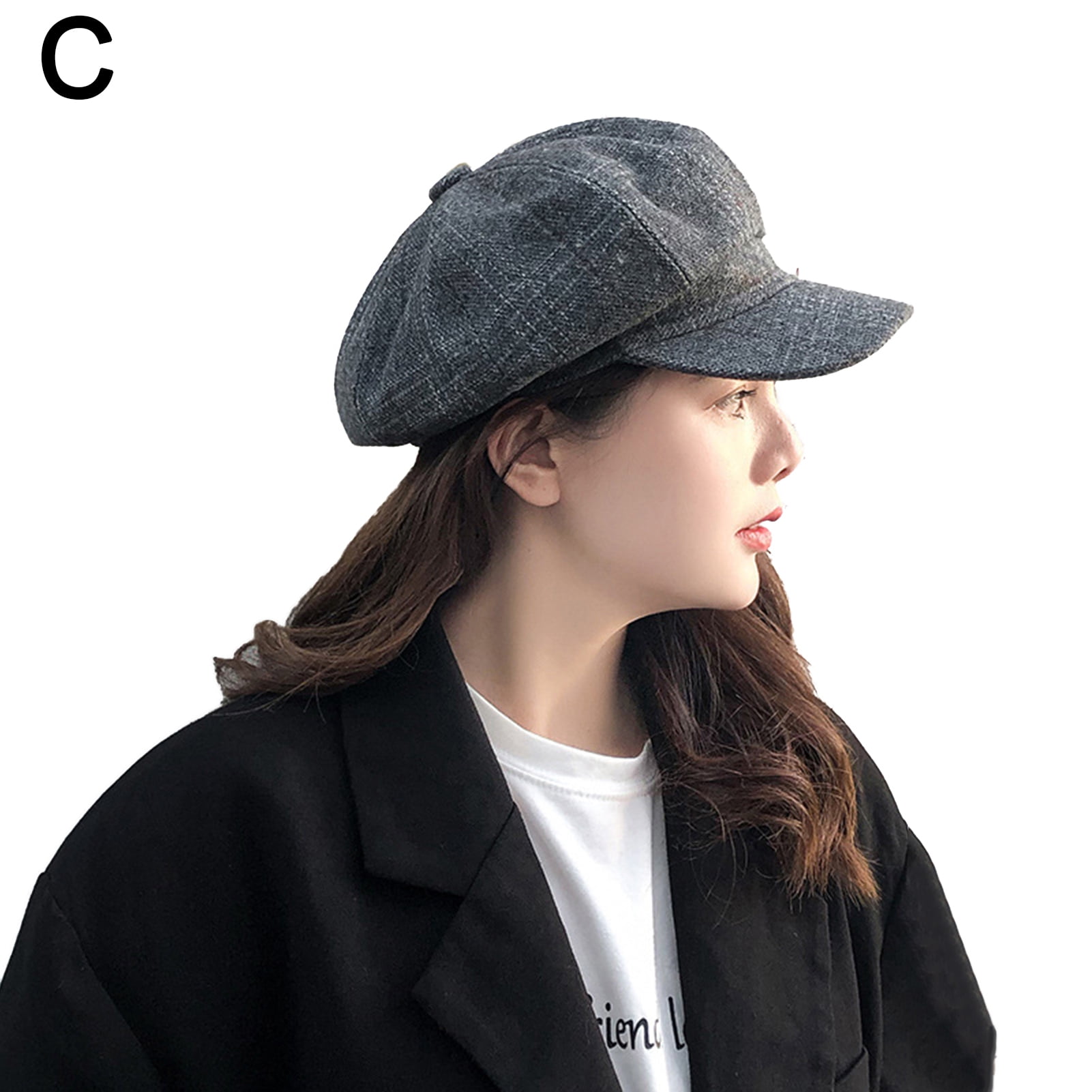 Wide brim plaid wool hat Stetson Texas Shadow Plaid wool cap main image 3