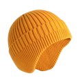 thumbnail image 1 of comerut Winter Beanie Soft No Brim Anti-shrink Knitting Solid Color Warm High Elasticity Unisex Thick Men Beanie for Shopping, 1 of 8