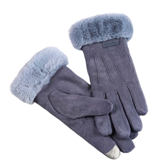 comerut Women Gloves Solid Color Windproof Autumn Winter Lightweight Coldpoof Gloves for Vacation
