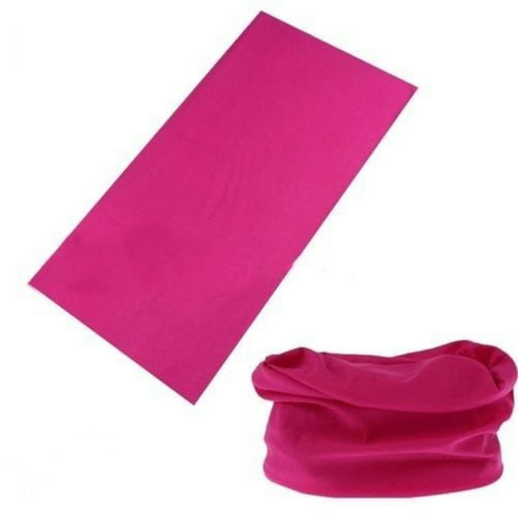 comerut Women Pure Color Cycling Headscarf Head Wrap Bandana Scarf Headwear Warm