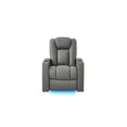 thumbnail image 1 of comfiroom Leather Home Theater Seating Classic Series Dual Power Movie Gaming Recliner Sofa with Type-C USB Charger, 1 of 15