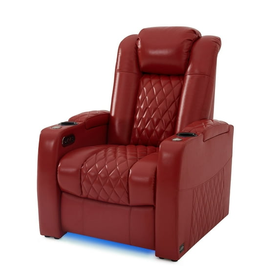 comfiroom Leather Home Theater Seating Classic Series Dual Power Movie Gaming Recliner Sofa with Type-C USB Charger
