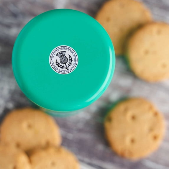 Shortbread House of Edinburgh Shortbread Biscuits with Warming Stem Ginger Tin – 140g Scottish Shortbread MADE IN SCOTLAND