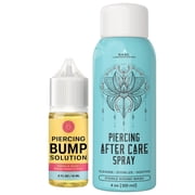 BASE LABORATORIES Piercing Aftercare Kit, Saline Spray & Bump Solution