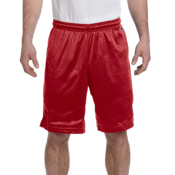 Champion Men`s Polyester Mesh Short Scarlet
