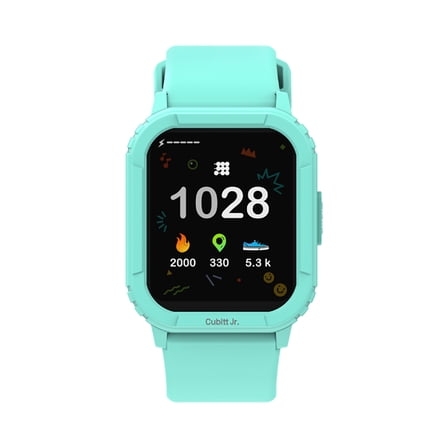 Jr Smart Watch Fitness Tracker for Kids and Teens, Waterproof Blue