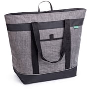 Creative Green Life 30 Can Soft-Sided Insulated Cooler Bag, Charcoal
