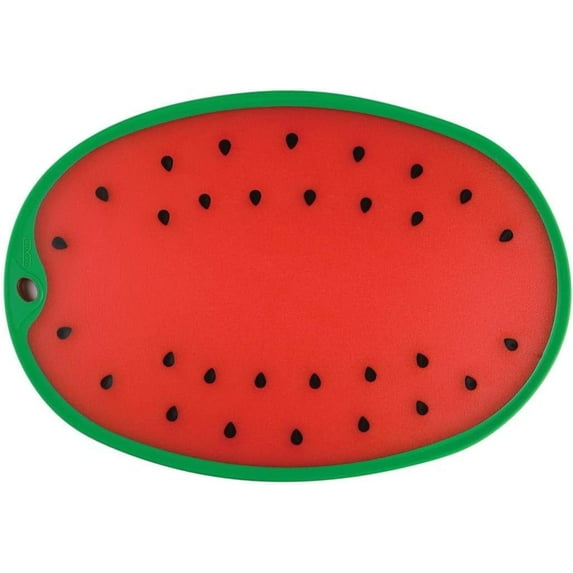 Dexas Watermelon Shape, 17.5 x 12 Inch, Cutting and Serving Board