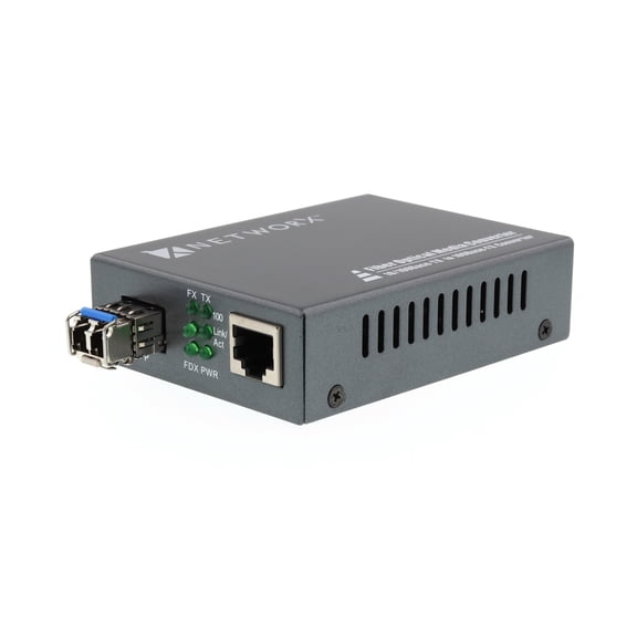 Fiber Media Converter - 100Base-FX, LC Multimode, 2km, 1310nm