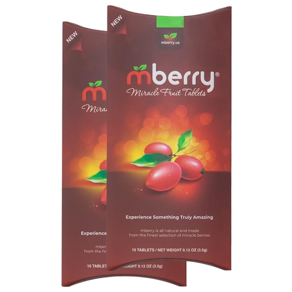 mberry Miracle Fruit Tablets, 10-Count (Pack of 2)