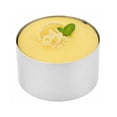 thumbnail image 1 of Pastry Tek Round Silver Stainless Steel Pastry Ring Mold - 4" x 4" x 2 1/2" - 1 count box, 1 of 6