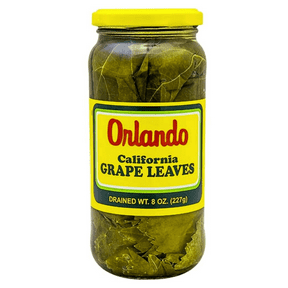 Orlando - California Grape Leaves in Brine, 8 oz | Premium Hand-Selected Vine Leaves for Stuffed Grape Leaves (Dolma/Dolmades)