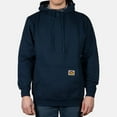 thumbnail image 1 of Ben Davis Men's Hoodie Drawstring Front Pocket Heavyweight Pullover Hoodie, Navy, S, 1 of 2