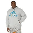 thumbnail image 1 of adidas Men's Essentials Tiger Camo Hooded Sweatshirt, Medium Grey Heather, X-Large, 1 of 1