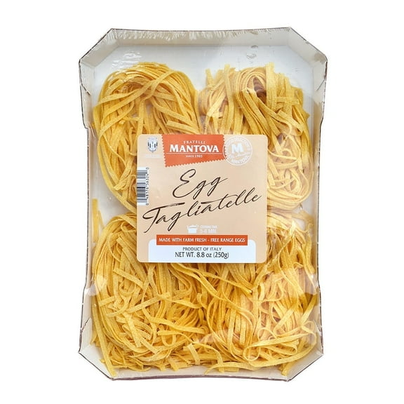 Mantova Tagliatelle Egg Pasta, 8.8 oz (Pack of 2)