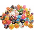 thumbnail image 1 of Assorted Colorful Rubber Duckies (2") Ducks Ducky Duck Ducking (6 Pack) Jeep Ducking Bath Tub Pool Toy, 1 of 6