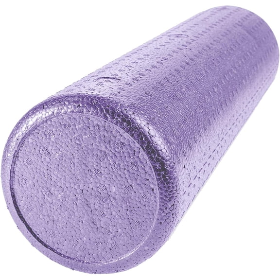 JFIT High Density Foam Roller, Solid Purple, 24-Inch