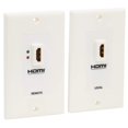 thumbnail image 1 of Tripp Lite HDMI over Dual Cat5/Cat6 Extender Wall Plate Kit with Transmitter and Receiver, TAA, 3 Year Warranty (P167-000),Multicolor, 1 of 9