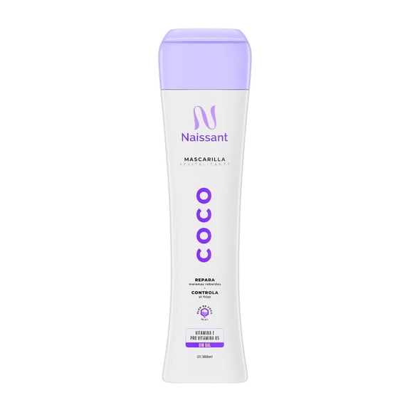 Naissant Professional Coconut Oil Line of Hydrating Hair Mask - Linea de Coco