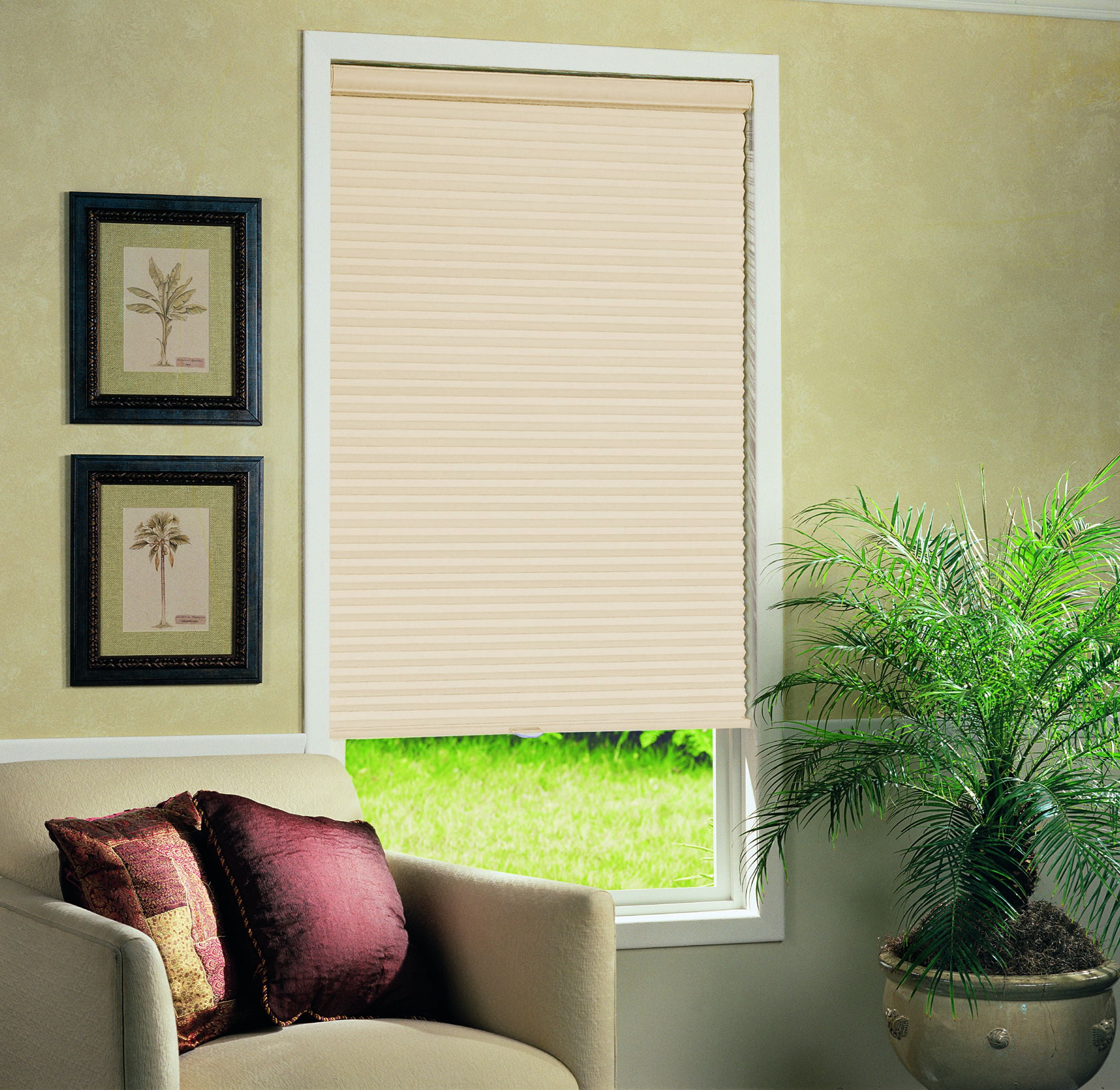 Cordless Blackout Cellular Shade Ivory 30" x 64" - Noise Reduction and UV Resistant
