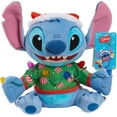 thumbnail image 1 of Disney Holiday Lights Animated 9" Stitch Plush Stuffed Animal with Lights Sounds, 1 of 5