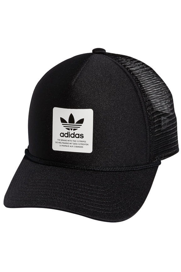 Originals Dispatch Trucker Adjustable Strapback Cap, Black/White