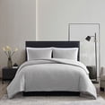 thumbnail image 1 of Vera Wang Waffle Pique 3-Piece Reversible Queen Comforter Set in Moonlight, 1 of 1