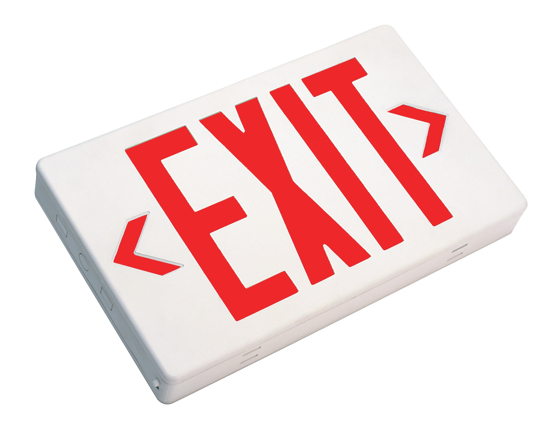 NICOR LED Emergency Exit Sign with Red Lettering