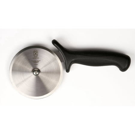 Mercer Culinary Millennia Pizza Cutter with Black Handle, 4 Inch Wheel, Stainless Steel