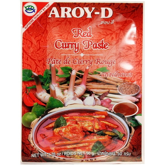 Aroy-D Inst Red Curry Paste Pkg