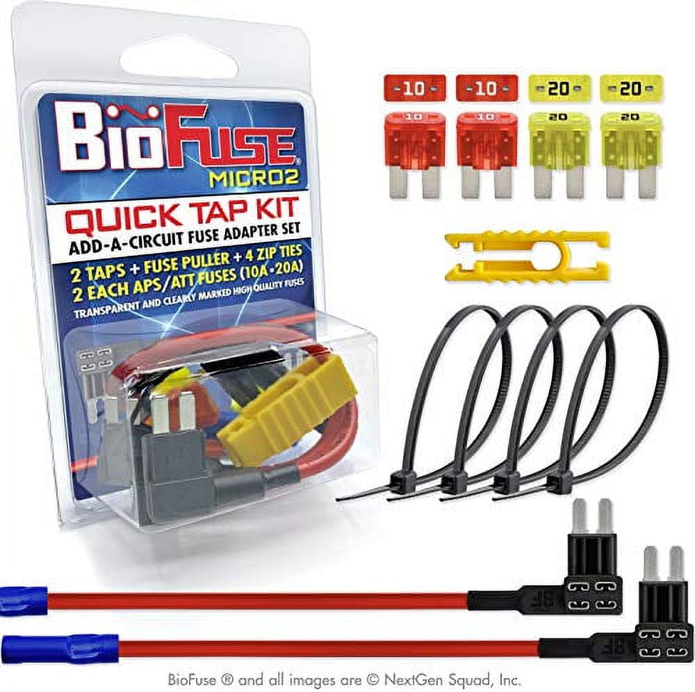 BioFuse 12V Micro2 APT ATR QUICK TAP KIT: 2 Add-A-Circuit Car Fuse Tap ...