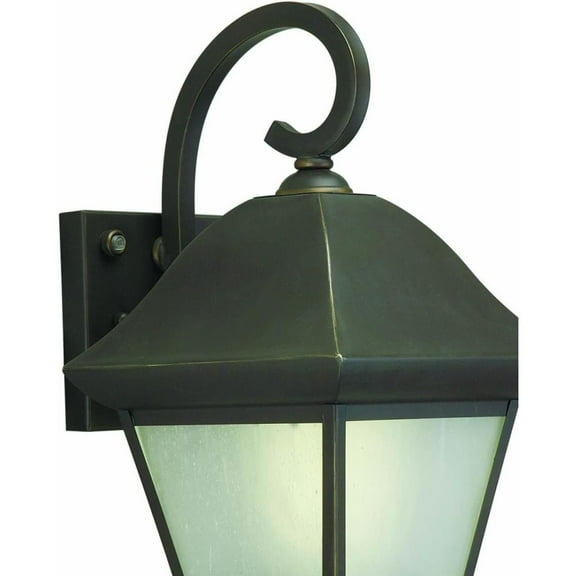10000-01-14-Forte Lighting-Turner - 1 Light Outdoor Wall Lantern-12.5 Inches Tall and 7 Inches Wide