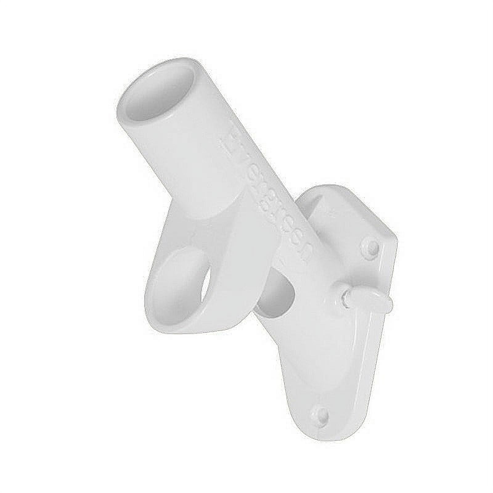 White Cast Iron 2-Position Flag Pole Bracket