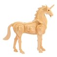 thumbnail image 1 of Hands Craft 3D Classic Wooden Puzzle: Unicorn, 1 of 2