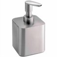 thumbnail image 1 of iDesign Gia Short Metal Soap Dispenser Pump for Body Moisturizer, Sanitizer or Aromatherapy Lotion in Bathroom, Kitchen, Bedroom, Vanity, 3.5" x 3.25" x 5.5" - Brushed Stainless Steel, 1 of 2