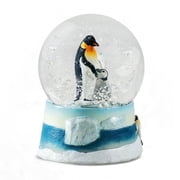 Water Globe - Penguins from Deluxebase. Snow Globe with Penguin Figurine, Glass Glitter Globe, Resin Base. Home Decor & Penguin Gift.