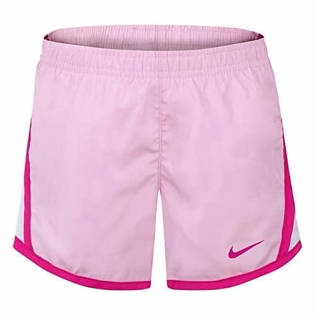 NIKE Children's Apparel Girls' Little Dri-FIT Tempo Shorts, Pink Foam, 6